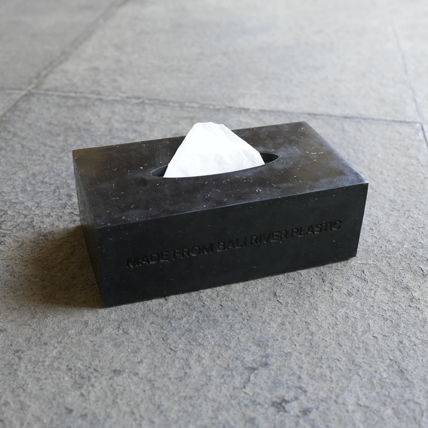 Kotak Tissue Box Granite Black