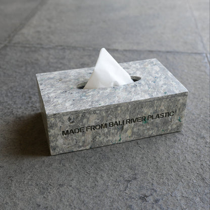 Kotak Tissue Box Pebble White