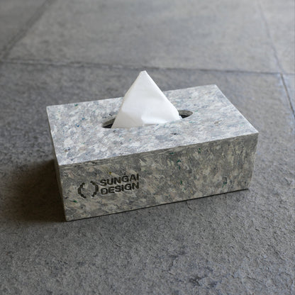 Kotak Tissue Box Pebble White