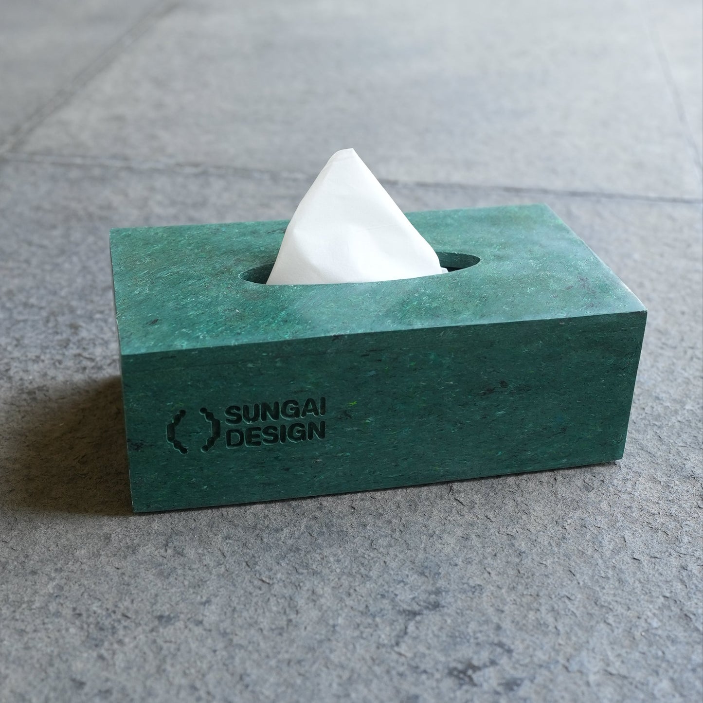 Kotak Tissue Box Coral Green