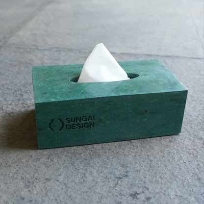 Kotak Tissue Box Coral Green