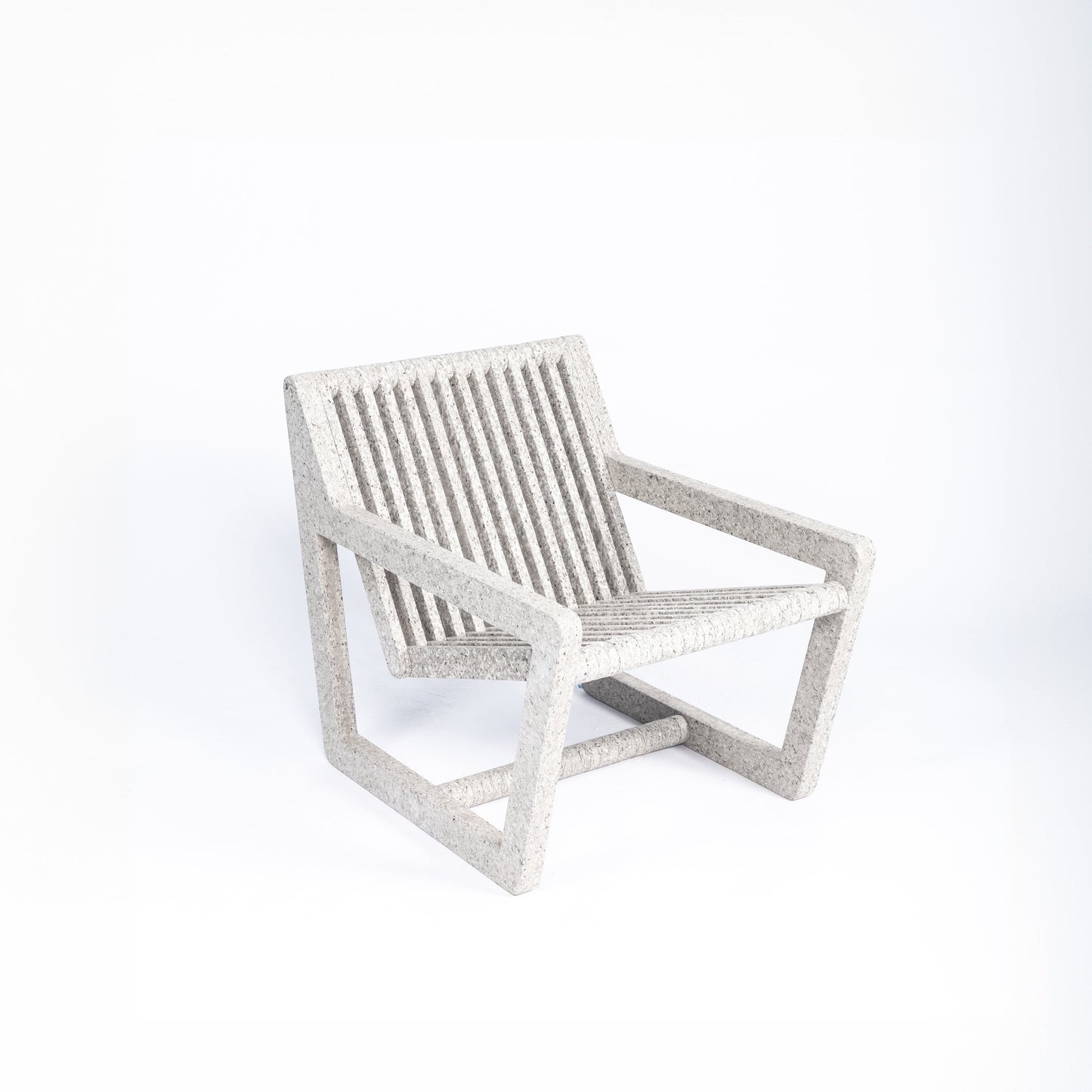 Ombak Lounger Pebble White