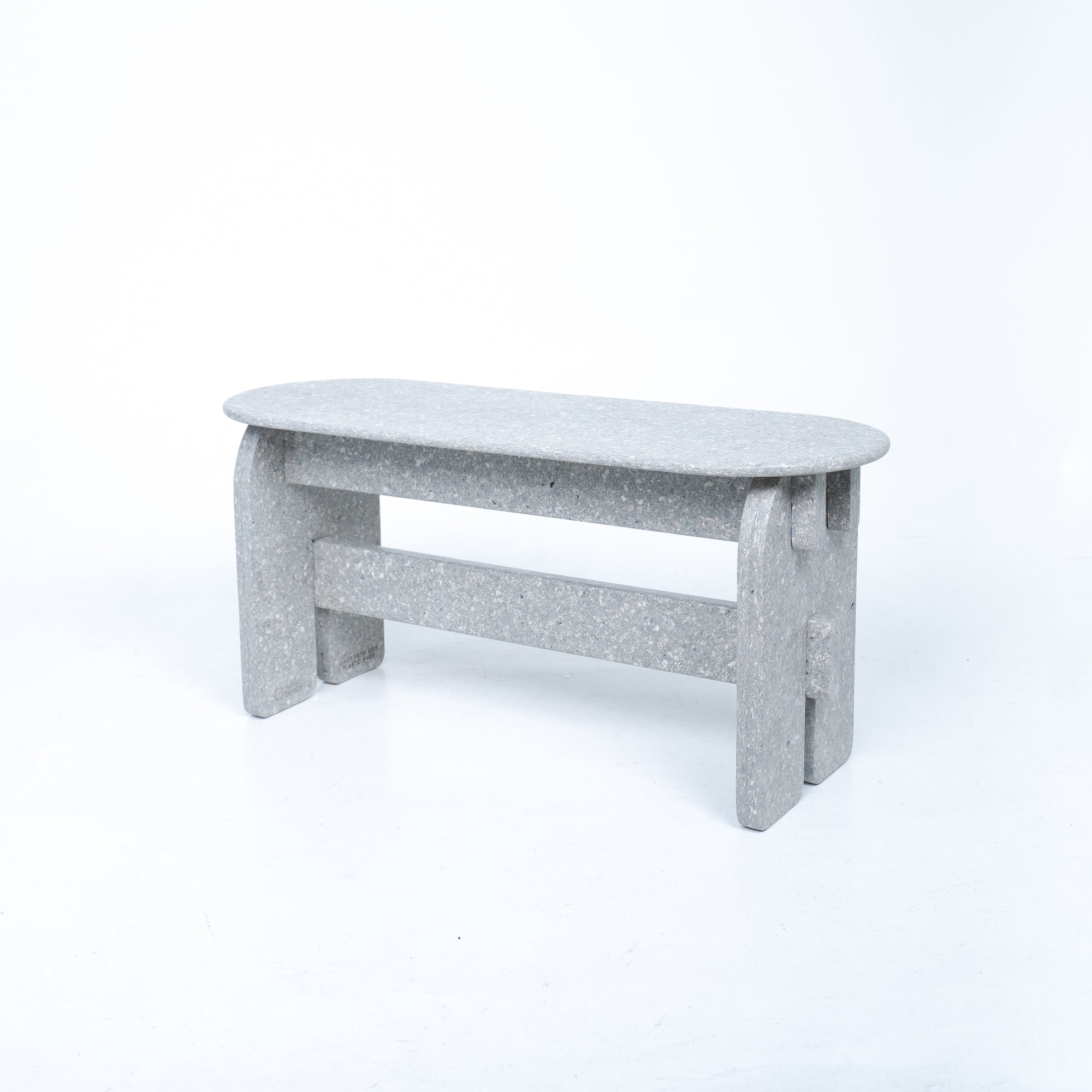 Muara Bench Pebble White